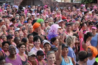 East London Streets Turn Pink